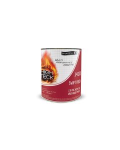High Teck&trade; 1410-1 Series 1400 Acrylic Urethane Factory Pack 2K Single Stage Paint, 1 gal, Swift Red