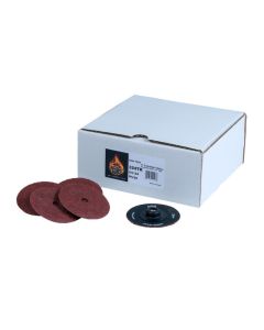 High Teck&trade; Trim-Kut&trade; 324TK R-Style Disc, 3 in Dia, 24 Grit, Aluminum Oxide, Polymer Backing