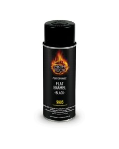 High Teck&trade; 9903 Performance Series Enamel, 12 oz, Aerosol Can, Flat Black
