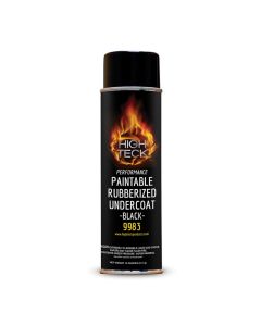 High Teck&trade; 9983 Performance Series Paintable Rubberized Undercoating, 18 oz, Aerosol Can, Black