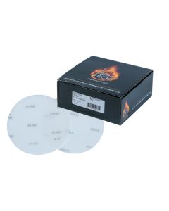 High Teck&trade; F61500 Disc, 6 in Dia, P1500 Grit, Film Backing, Grip Attachment
