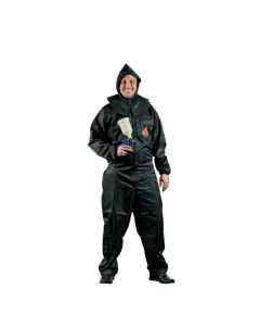 High Teck&trade; PS105B Premium Paint Suit, Medium, Black, 2-Way Zipper