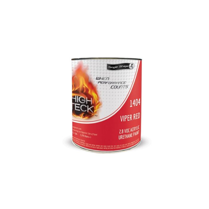 High Teck™ 1404-1 Series 1400 Acrylic Urethane Factory Pack 2K Single Stage  Paint, 1 gal, Viper Red